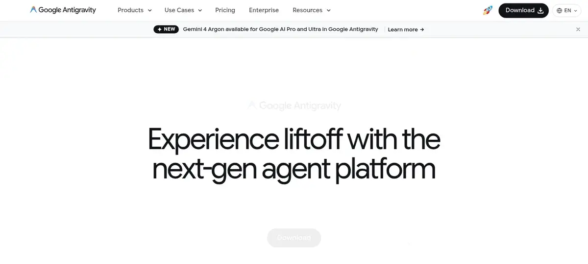 antigravity.google: Experience liftoff with the next-gen agent platform